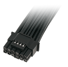 Primo piano del cavo 12V-2x6 a 16 pin